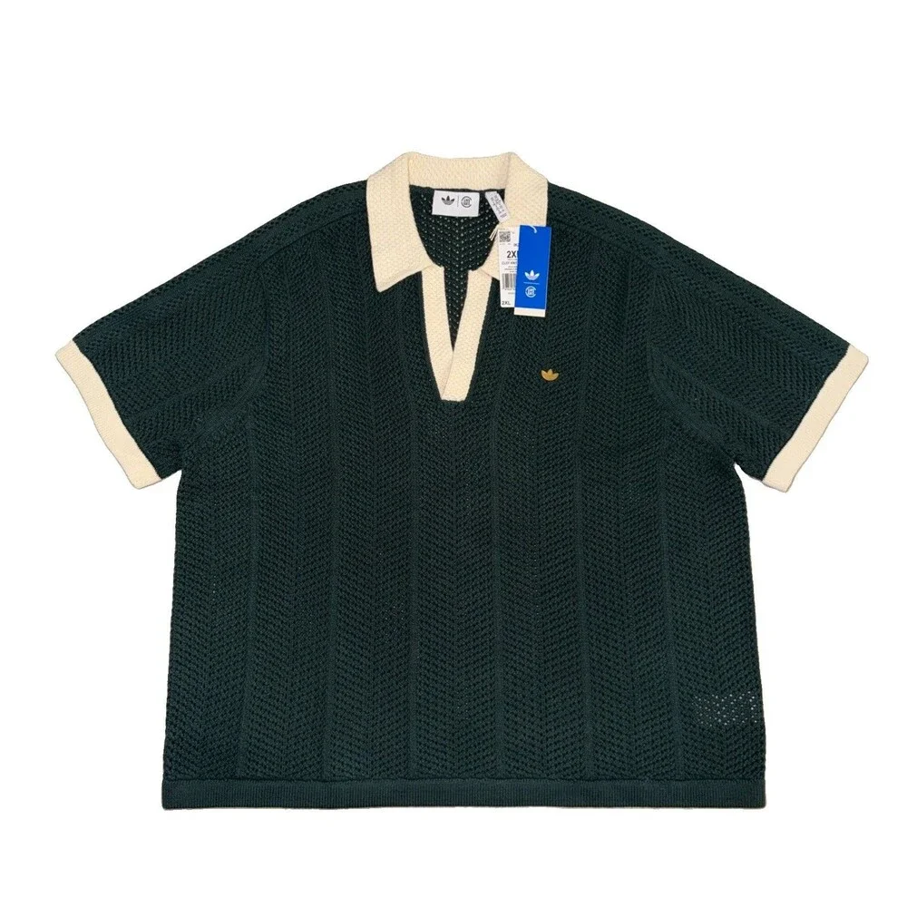 NWT adidas Originals x CLOT SS25 PIQUE BY EDISON CHEN Polo Shirt Unisex 2XL